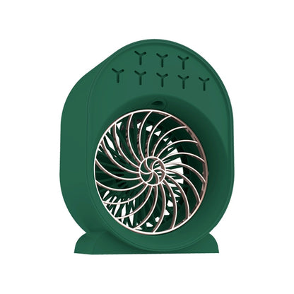 USB Spray Humidification Air Conditioning Fan Small Portable Desktop Air Cooler, Plug-in (White), Plug-in (Green), Charging (White), Charging (Green)
