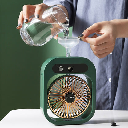 USB Charging Humidification Air Conditioner Fan Nano Spray Desktop Portable Cooling Fan