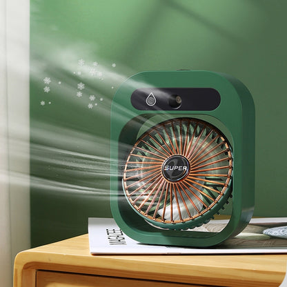 USB Charging Humidification Air Conditioner Fan Nano Spray Desktop Portable Cooling Fan