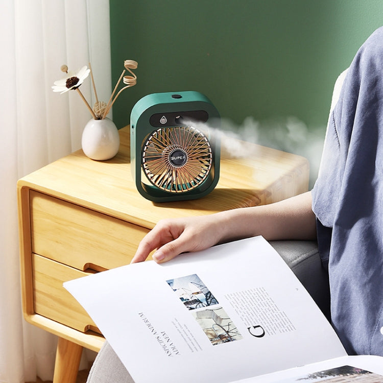 USB Charging Humidification Air Conditioner Fan Nano Spray Desktop Portable Cooling Fan
