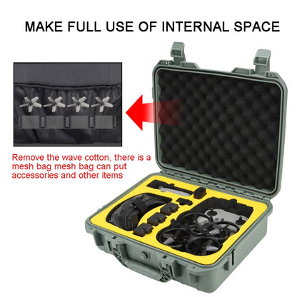 For DJI  Avata Storage Bag Portable Protective Case, 3929 Black, Compatible FPV Controller 2 Black