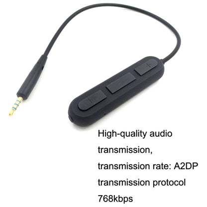 For BOSE QC25 / OE2 / QC35 / AKG / Y50 / Y40 Headphones Bluetooth Cable, ZS0012 Black