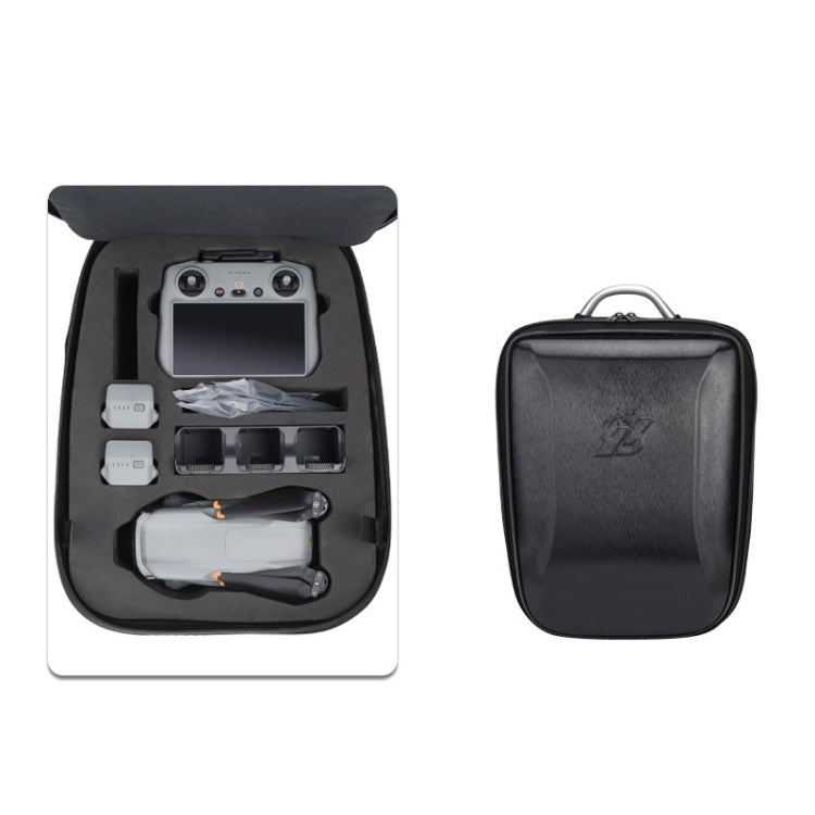 For DJI AIR 3 Hard Shell Storage Bag Portable Protective Backpack, 081 (Black), 081  (Blue), 081 (Red)