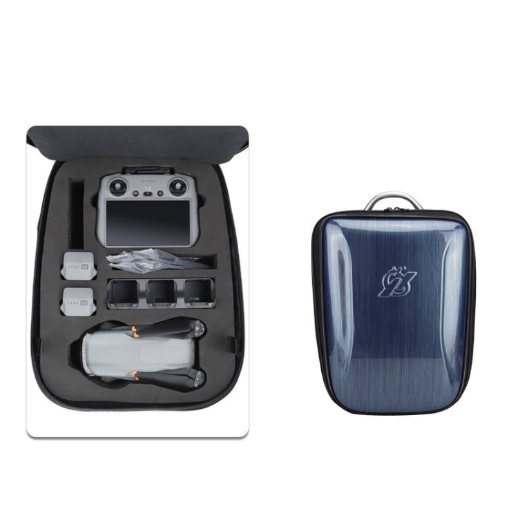 For DJI AIR 3 Hard Shell Storage Bag Portable Protective Backpack, 081 (Black), 081  (Blue), 081 (Red)