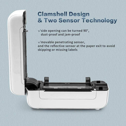 Phomemo PM246S Address Label Printer Thermal Paper Express E-Manifest Printer, US, EU