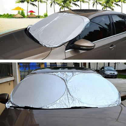 Car Double Circle Sun Visor Heat Insulation Sun Protection Sun Block, 150x80cm, 150x85cm, 160x86cm, 167x95cm, 190x90cm
