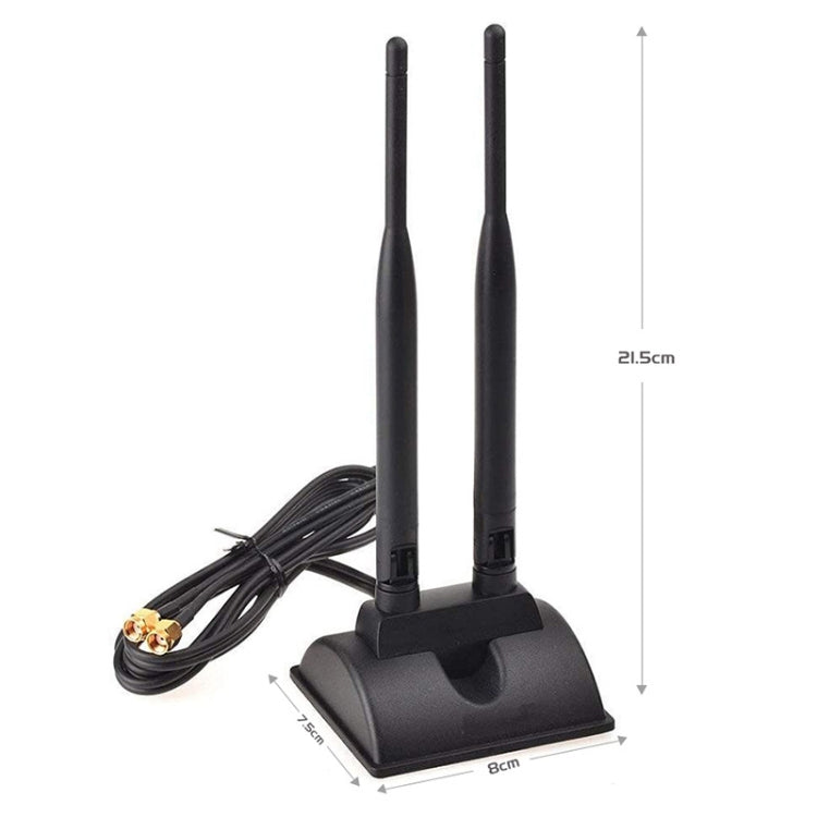 2.4GHz 5GHz 6DBI Magnetic Suction WiFi Antenna PCI-E WiFi Network Card, 6DBI