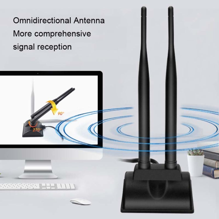 2.4GHz 5GHz 6DBI Magnetic Suction WiFi Antenna PCI-E WiFi Network Card, 6DBI