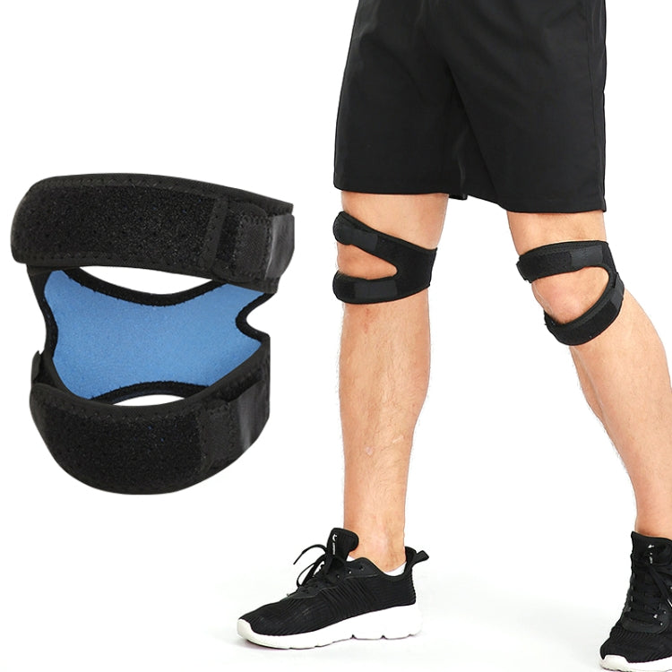 Summer Pressurized Shock-absorbing Patella Belt Wear-resistant Silicone Outdoor Cycling Basketball Protective Gear, 1pcs Blue, 1pcs Pink, 2pcs Blue, 2pcs Pink