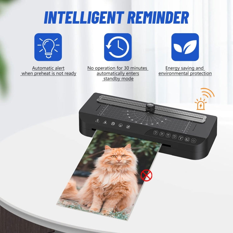 FN338 A4/A5/A6 Photo Laminator With 4 Levels Of Thickness Optional Preheating Alarm, FN338