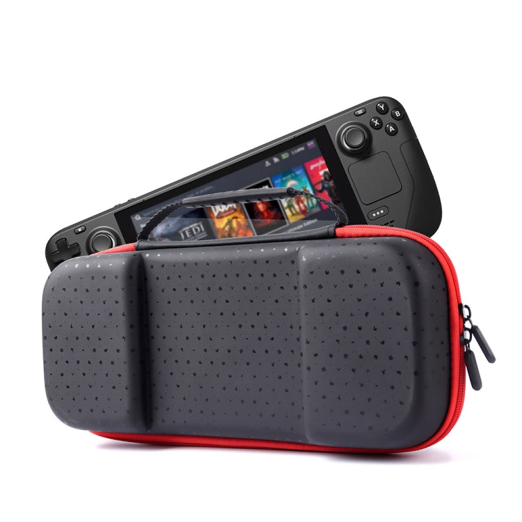 For Steam Deck Game Console Storage Bag Waterproof and Drop-proof with Interlayer, PU Bag