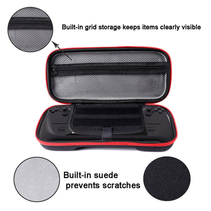 For Steam Deck Game Console Storage Bag Waterproof and Drop-proof with Interlayer, PU Bag