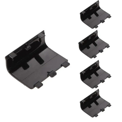 For Xbox One 5pcs Wireless Controller Battery Cover Replacement Battery Doors, Red, Black