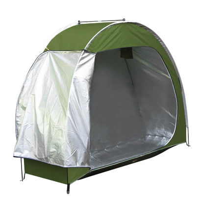 Outdoor Waterproof Bicycle Storage Shed Oxford 210D Heavy Duty Bike Tent, Army Green, Black