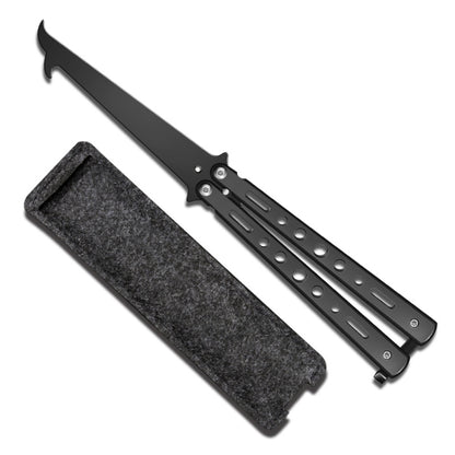 Folding Stone Clearing Hook Safety Hammer Portable Car Tire Cleaning Tool Set, Silver, Black