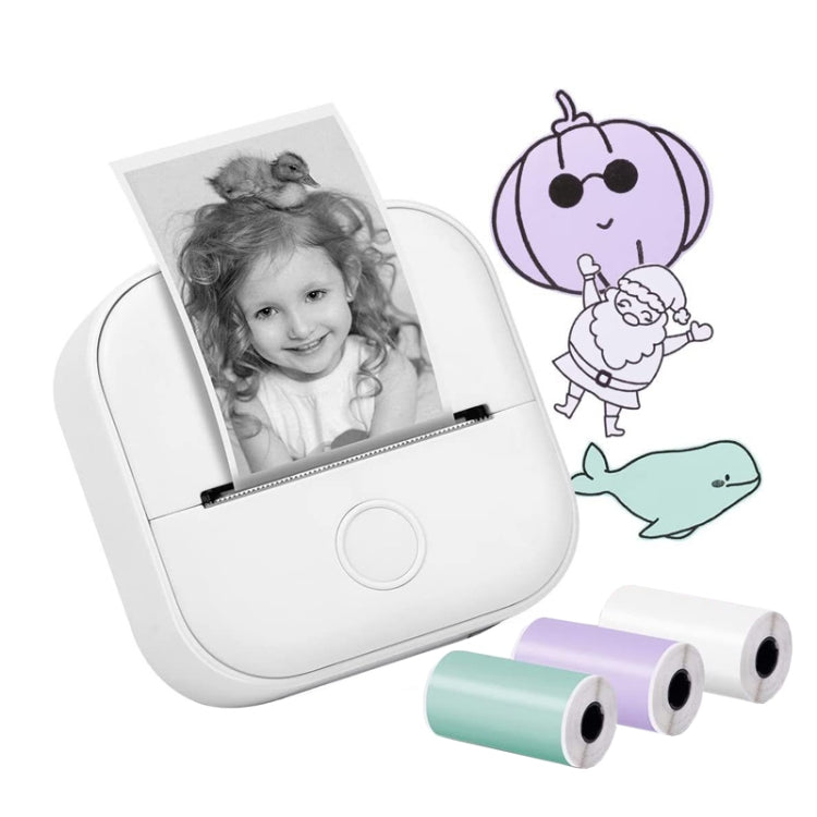 Phomemo T02 Gift Box Phone Bluetooth Mini Printer Photo Thermal Printer Family Student Wrong Question Printer, Gift Box