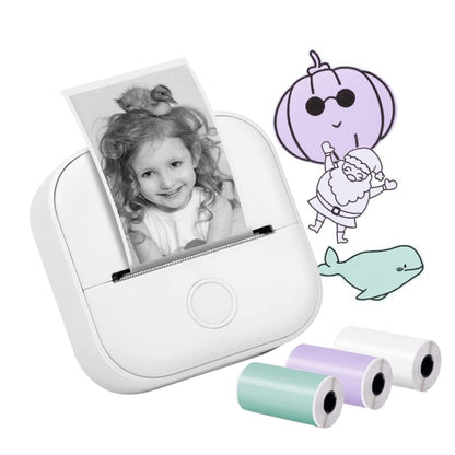 Phomemo T02 Gift Box Phone Bluetooth Mini Printer Photo Thermal Printer Family Student Wrong Question Printer, Gift Box
