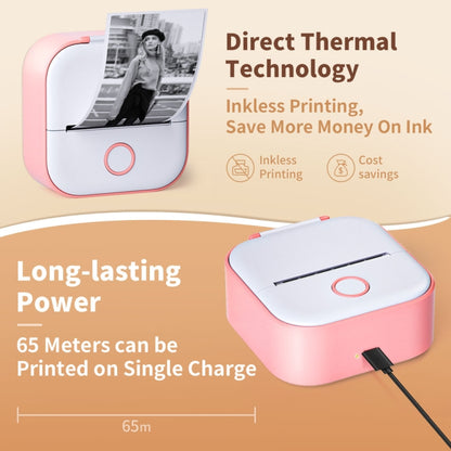 Phomemo T02 Gift Box Phone Bluetooth Mini Printer Photo Thermal Printer Family Student Wrong Question Printer, Gift Box