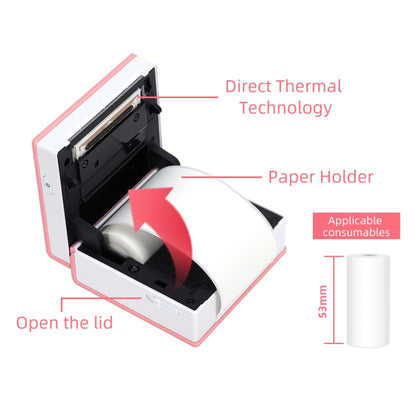 Pocket Small Bluetooth Portable Photo Thermal Label Wrong Question Printer, Phomemo M02-BK, Phomemo M02-WH, Phomemo M02-GN, Phomemo M02-PK