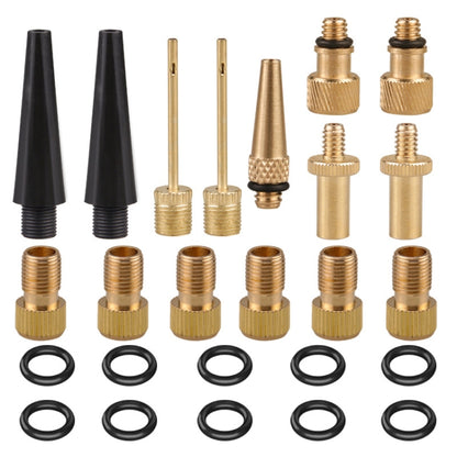 SV/AV/DV Bicycle Valve Adapter Set Bike Ball Pump Accessories, 15 in 1, 24 in 1 with Leather Ring, 25 in 1, 24 in 1, 32 in 1, 16 in 1, 10 in 1, 3sets 3 in 1, 12 in 1, 3sets 5 in 1, 3sets 4 in 1, 3sets 4 in 1 Gold, 14 in 1, 16 in 1 with Split Box