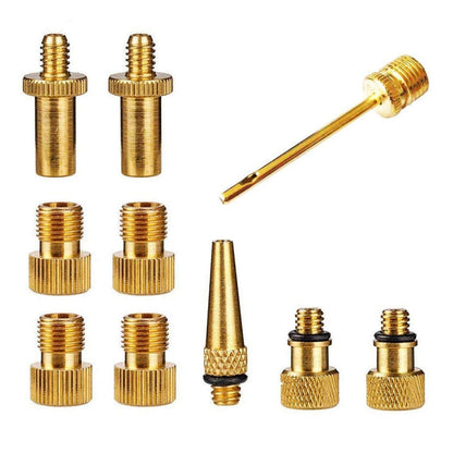 SV/AV/DV Bicycle Valve Adapter Set Bike Ball Pump Accessories, 15 in 1, 24 in 1 with Leather Ring, 25 in 1, 24 in 1, 32 in 1, 16 in 1, 10 in 1, 3sets 3 in 1, 12 in 1, 3sets 5 in 1, 3sets 4 in 1, 3sets 4 in 1 Gold, 14 in 1, 16 in 1 with Split Box