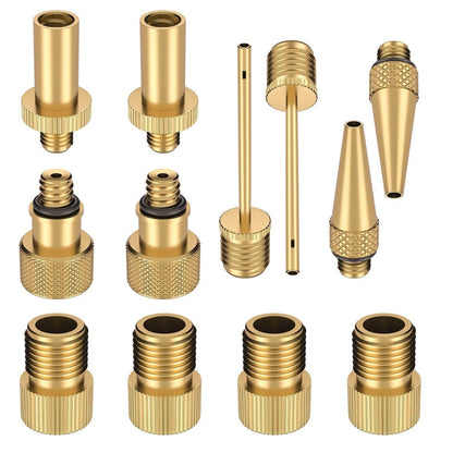 SV/AV/DV Bicycle Valve Adapter Set Bike Ball Pump Accessories, 15 in 1, 24 in 1 with Leather Ring, 25 in 1, 24 in 1, 32 in 1, 16 in 1, 10 in 1, 3sets 3 in 1, 12 in 1, 3sets 5 in 1, 3sets 4 in 1, 3sets 4 in 1 Gold, 14 in 1, 16 in 1 with Split Box