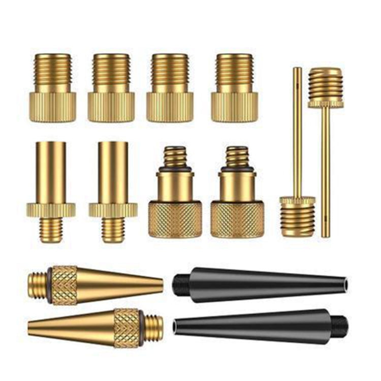 SV/AV/DV Bicycle Valve Adapter Set Bike Ball Pump Accessories, 15 in 1, 24 in 1 with Leather Ring, 25 in 1, 24 in 1, 32 in 1, 16 in 1, 10 in 1, 3sets 3 in 1, 12 in 1, 3sets 5 in 1, 3sets 4 in 1, 3sets 4 in 1 Gold, 14 in 1, 16 in 1 with Split Box