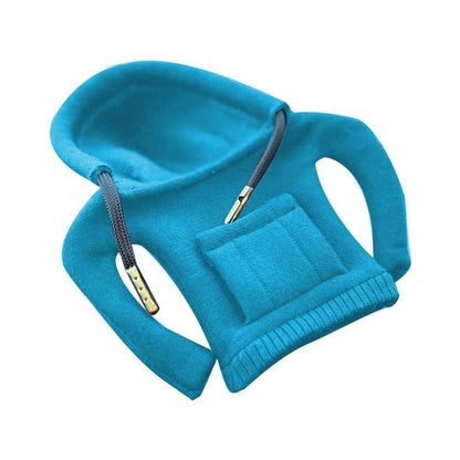 2pcs Car Gear Shift Brake Handle Hoodie Decorative Cover