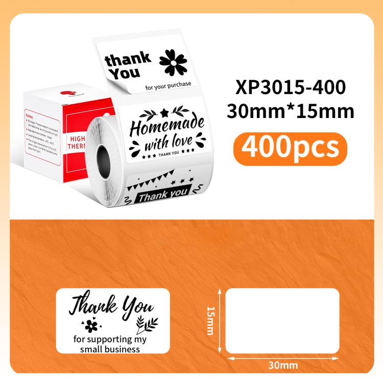 Thermal Labels For M110 Printer, Phomemo 10x20mm-1280pcs, Phomemo 25x15mm-400pcs, Phomemo 30x15mm-400pcs, Phomemo 30x20mm-320pcs, Phomemo 30x30mm-230pcs, Phomemo 30x40mm-180pcs, Phomemo 40x15mm-400pcs, Phomemo 40x30mm-230pcs, Phomemo 40x40mm-180pcs