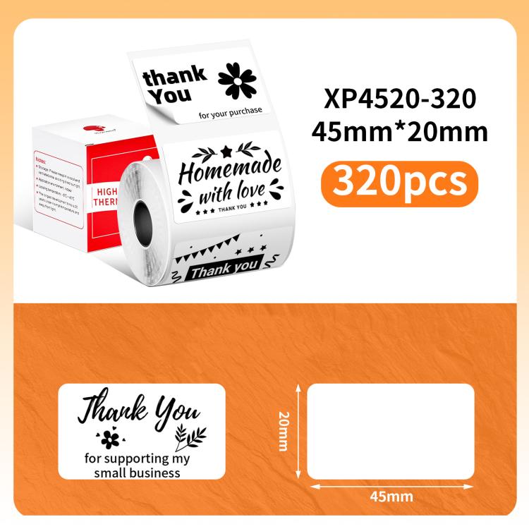 Thermal Labels For M110 Printer, Phomemo 10x20mm-1280pcs, Phomemo 25x15mm-400pcs, Phomemo 30x15mm-400pcs, Phomemo 30x20mm-320pcs, Phomemo 30x30mm-230pcs, Phomemo 30x40mm-180pcs, Phomemo 40x15mm-400pcs, Phomemo 40x30mm-230pcs, Phomemo 40x40mm-180pcs