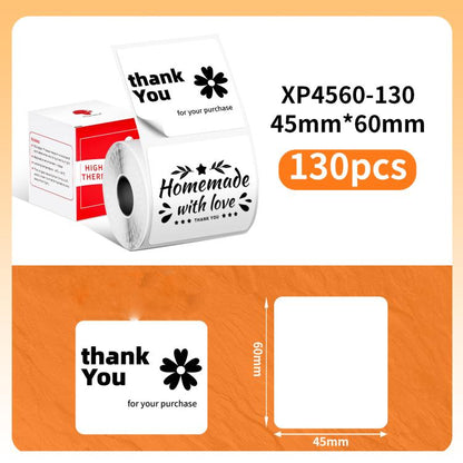 Thermal Labels For M110 Printer, Phomemo 10x20mm-1280pcs, Phomemo 25x15mm-400pcs, Phomemo 30x15mm-400pcs, Phomemo 30x20mm-320pcs, Phomemo 30x30mm-230pcs, Phomemo 30x40mm-180pcs, Phomemo 40x15mm-400pcs, Phomemo 40x30mm-230pcs, Phomemo 40x40mm-180pcs