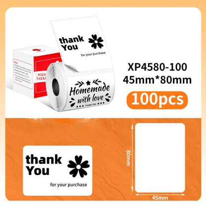Thermal Labels For M110 Printer, Phomemo 10x20mm-1280pcs, Phomemo 25x15mm-400pcs, Phomemo 30x15mm-400pcs, Phomemo 30x20mm-320pcs, Phomemo 30x30mm-230pcs, Phomemo 30x40mm-180pcs, Phomemo 40x15mm-400pcs, Phomemo 40x30mm-230pcs, Phomemo 40x40mm-180pcs