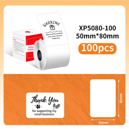 Thermal Labels For M110 Printer, Phomemo 10x20mm-1280pcs, Phomemo 25x15mm-400pcs, Phomemo 30x15mm-400pcs, Phomemo 30x20mm-320pcs, Phomemo 30x30mm-230pcs, Phomemo 30x40mm-180pcs, Phomemo 40x15mm-400pcs, Phomemo 40x30mm-230pcs, Phomemo 40x40mm-180pcs