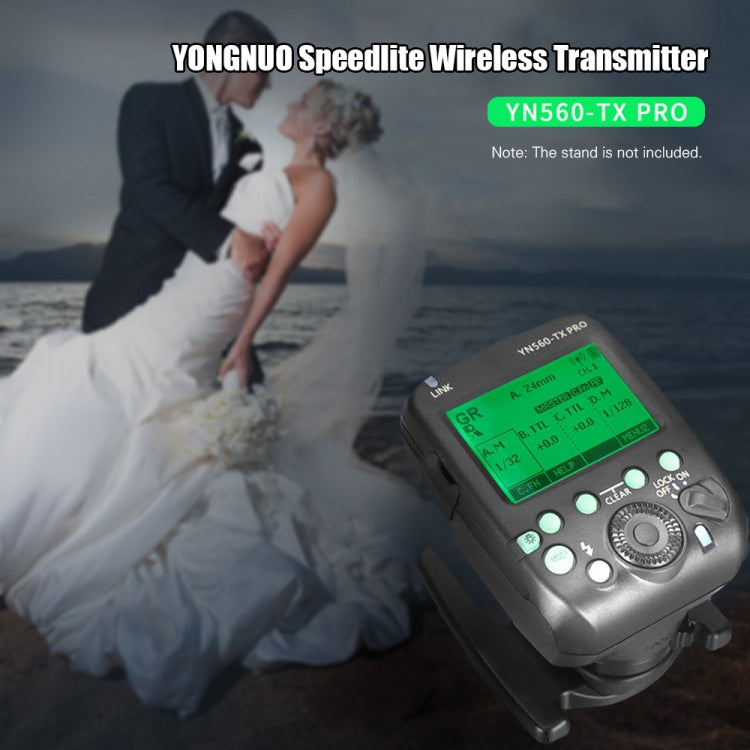 YONGNUO YN560-TX Pro High-speed Synchronous TTL Trigger Wireless Flash Trigger, For Canon, For Nikon, For Sony