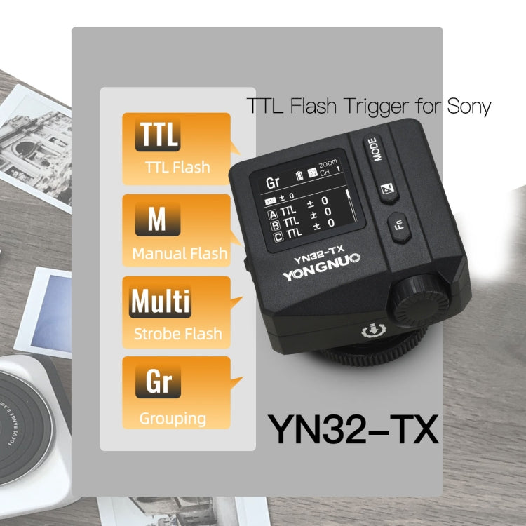For Sony YONGNUO High-speed Synchronous Wireless TTL Flash Trigger Mirrorless Camera Flash Trigger