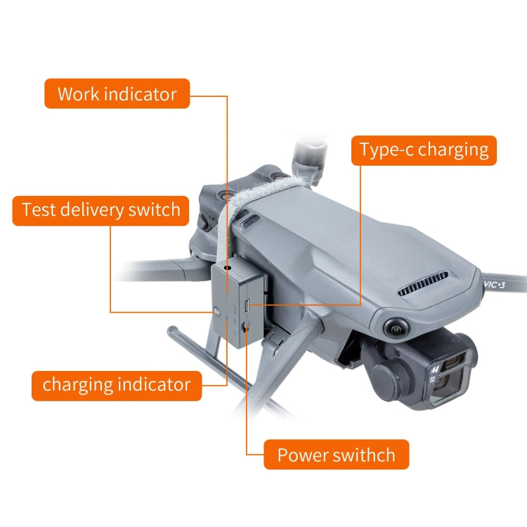For DJI Mavic 3 Pro / 3 / 3 Classic / 3 Cine Robotic Arm Thrower Aerial Thrower, Thrower