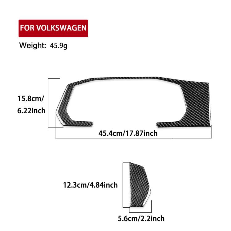 For Volkswagen Sagitar 2019-2023 2pcs /Set Left-hand Drive Dashboard Decoration Stickers