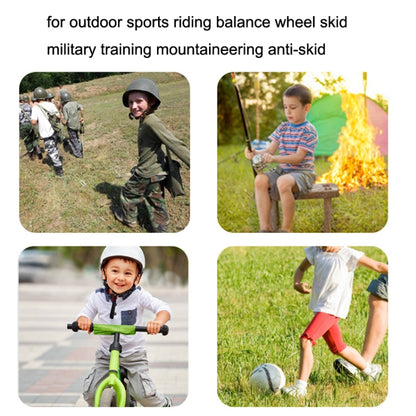 Outdoor Riding Balance Wheel Skating Military Training Children Half-Finger Gloves, M, L