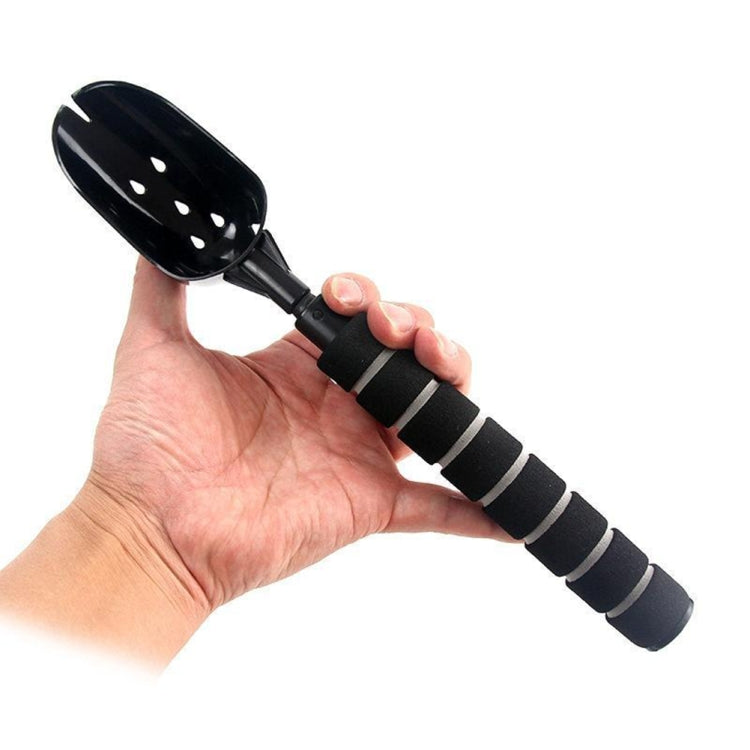 Fishing Bait Throwing Spoon Nesting Device Retractable Casting Scoop, Stainless Steel, Aluminum Alloy