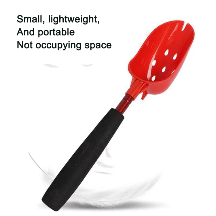 Fishing Bait Throwing Spoon Nesting Device Retractable Casting Scoop, Stainless Steel, Aluminum Alloy