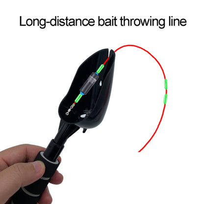 Fishing Bait Throwing Spoon Nesting Device Retractable Casting Scoop, Stainless Steel, Aluminum Alloy
