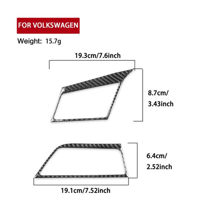 For Volkswagen Sagitar 2019-2023 2pcs /Set Left-hand Drive Left & Right Air Outlet Stickers