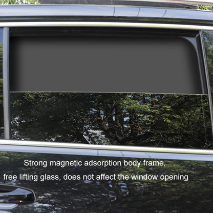 Heat-insulating Opaque Vinyl Coated Magnetic Car Curtains, Full Blackout Principal Drive, Full Blackout Co-pilot, Full Blackout Rear Row, Titanium Silver Principal Driver, Titanium Silver Co-pilot, Titanium Silver Rear Row