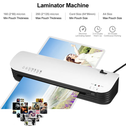 Osmile SL299 A4 Laminator Machine Set With 15 Laminating Pouches Paper Cutter Corner Rounder, 3-in-1 Set