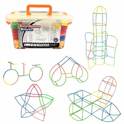 DIY Plastic 4D Straw Building Blocks Joint Funny Development Toys, 50pcs Pipe+50 Connectors, 100pcs Pipe+50 Connectors, 100pcs Pipe+100 connectors, 150pcs Pipe+150 connectors, 200pcs Pipe+200 Connectors, 250pcs Pipe+250 Connectors