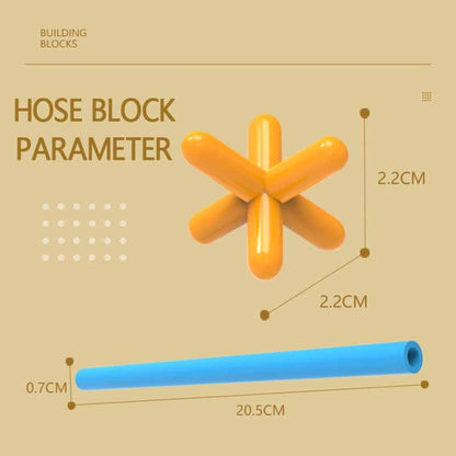 DIY Plastic 4D Straw Building Blocks Joint Funny Development Toys, 50pcs Pipe+50 Connectors, 100pcs Pipe+50 Connectors, 100pcs Pipe+100 connectors, 150pcs Pipe+150 connectors, 200pcs Pipe+200 Connectors, 250pcs Pipe+250 Connectors