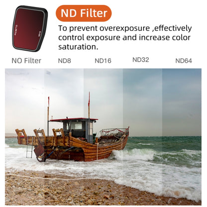 For DJI Air 3 RCSTQ Multi-Layer Coating Waterproof  Filter, CPL, UV, ND-PL8, NDL-PL16, ND-PL32, ND-PL64