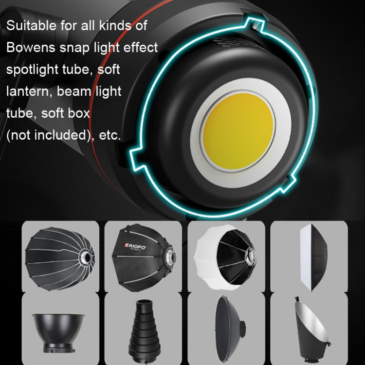 TRIOPO M200Bi Dual Color Temperature Live Broadcast Light Lamp Indoor Photography Lamp, EU Plug, US Plug, UK Plug