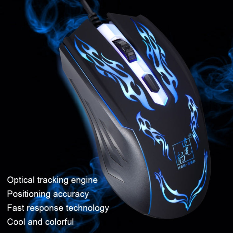 Chasing Leopard USB Illuminated Gaming Optical 1.3m Wired Mouse, 139