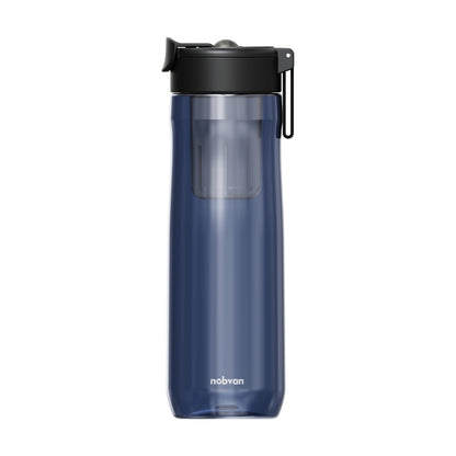Nobvan Magic Ball Magnetic Bomb Tea Warehouse Tritan Large Capacity Sports Cup, 550ml (Transparent), 550ml (Gray), 800ml (Transparent), 800ml (Blue ), 800ml (Purple), 1000ml (Transparent), 1000ml (Gray), 1200ml (Transparent), 1200ml (Gray)